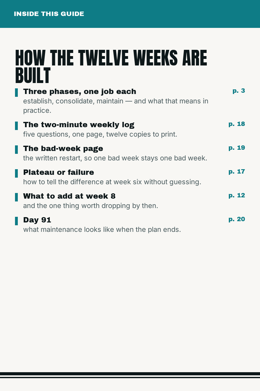 A page from the guide