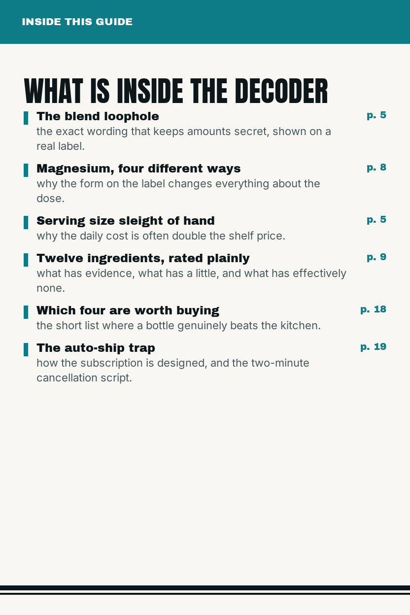 A page from the guide