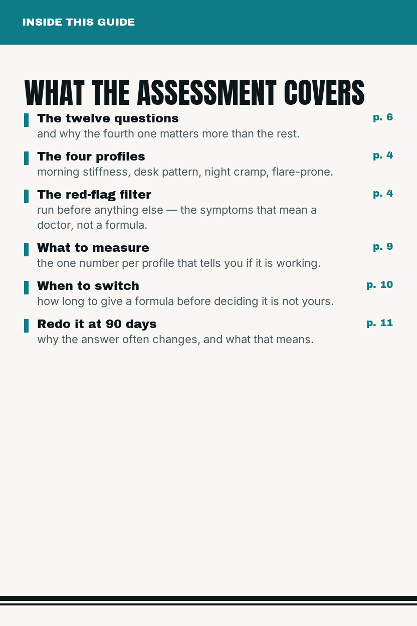 A page from the guide